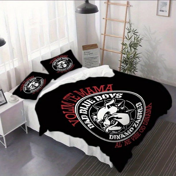 3pcs Dinamo Zagreb Duvet Cover Set - Soft and Comfortable Bedding Set Suitable for Bedroom and Guest Room