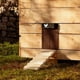 thumbnail image 1 of Puerta automática para gallinero, impermeable, con sensor de luz, funciona con pilas y funciona por inducción (marrón)., 1 of 5