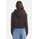 thumbnail image 3 of Polerón Mujer Zipper Crop Café Oscuro, 3 of 4