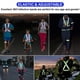 thumbnail image 5 of Chaleco reflectante, cinturón reflectante luminoso con 2 brazaletes reflectantes, ajustable, de alta visibilidad, ultraligero y cómodo para correr, caminar y andar en bicicleta., 5 of 5