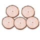 thumbnail image 3 of 5pcs Sin Pintar Rodajas De Madera Natural Chips De Disco De Registro Redondo Para Bricolaje Artesanal 3-4cm, 3 of 5
