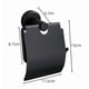thumbnail image 4 of Soporte Papel Hgiéinico Acero Inoxidable Negro mate  a Muro Premium, 4 of 8
