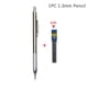 thumbnail image 1 of 0.3/0.5/0.7/0.9/1.3/2.0mm Mechanical Pencil Set Full Metal Art Drawing Painting Automatic Pencil With Leads,Office School Supply, 1 of 5