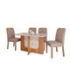 thumbnail image 1 of Comedor Louise 130 Cm + 4 Sillas Paola Beige, 1 of 8