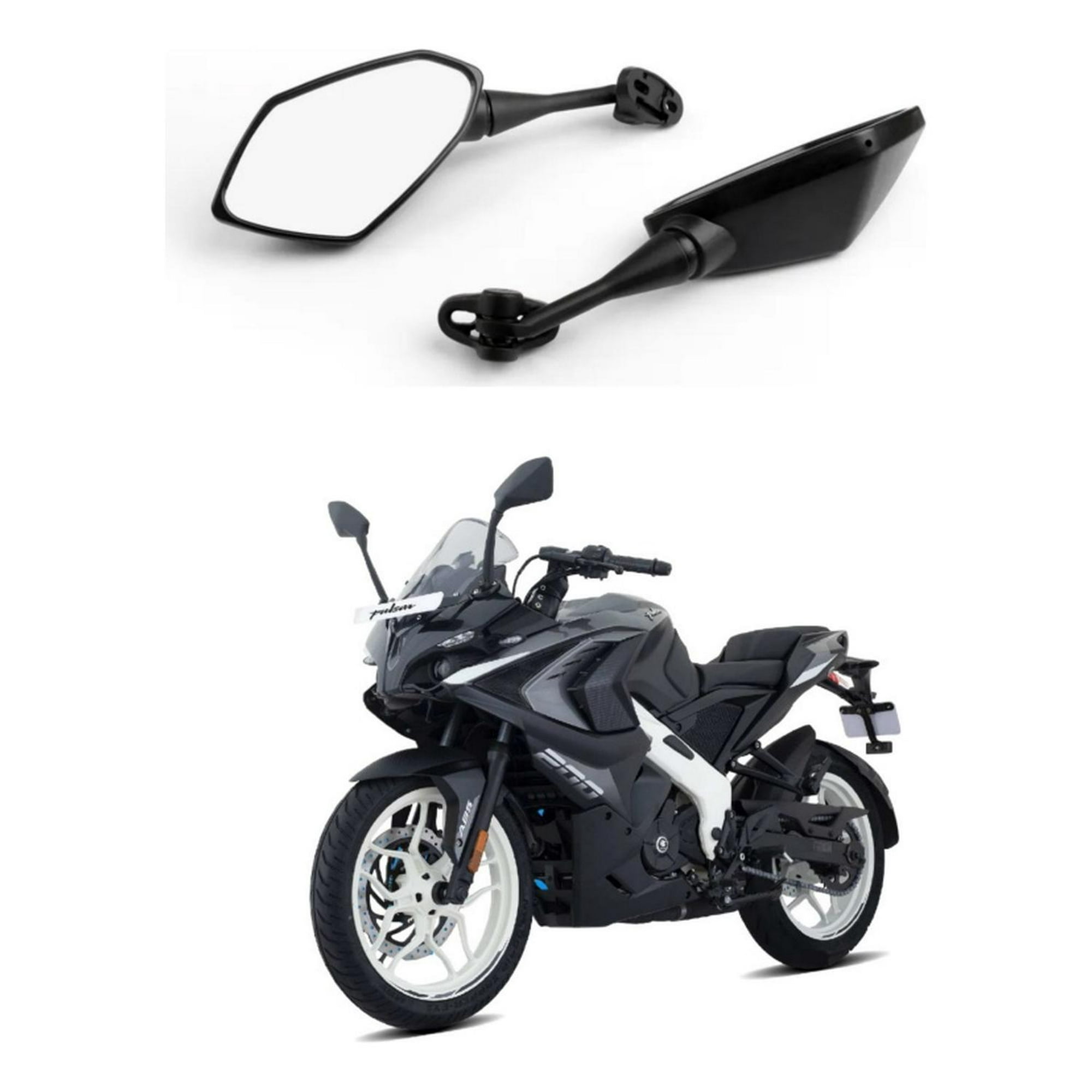 Genérico - Espejos Deportivos Para Moto Bajaj Pulsar Rs 200