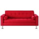 thumbnail image 1 of Sofa Retro 3c Felpa 12 Rojo, 1 of 6