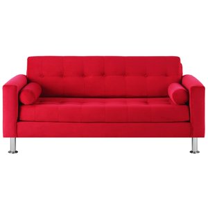 Bodevir - Sofa Retro 3C Felpa 12 Rojo