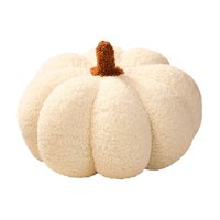 Magideal - Almohada De Calabaza De Halloween, Linda Almohada En Forma 3D, Regalo De Acción De Gracias, Almohada Suave Y Rellena Para Sofá, Cama, Decoración De Ha Blanco