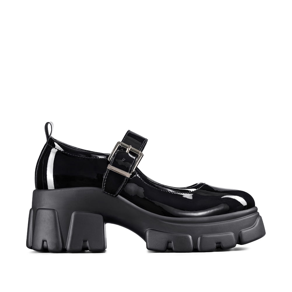 Zapato Mary Jane Tipo Escolar Plataforma Mujer Weide Yl055