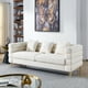 thumbnail image 1 of 81 Inch Oversized 3 Seater Sectional Sofa, Living Room Comfort Fabric Sectional Sofa - Deep Seating Sectional Sofa, Soft Sitting with 3 Pillows for Living Room,Bedroom,White teddy(Ivory)(W834S00036), 1 of 3
