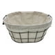 thumbnail image 2 of Panera Tela Ovalada Metalica Multiuso Canasto Frutera Cocina, 2 of 6