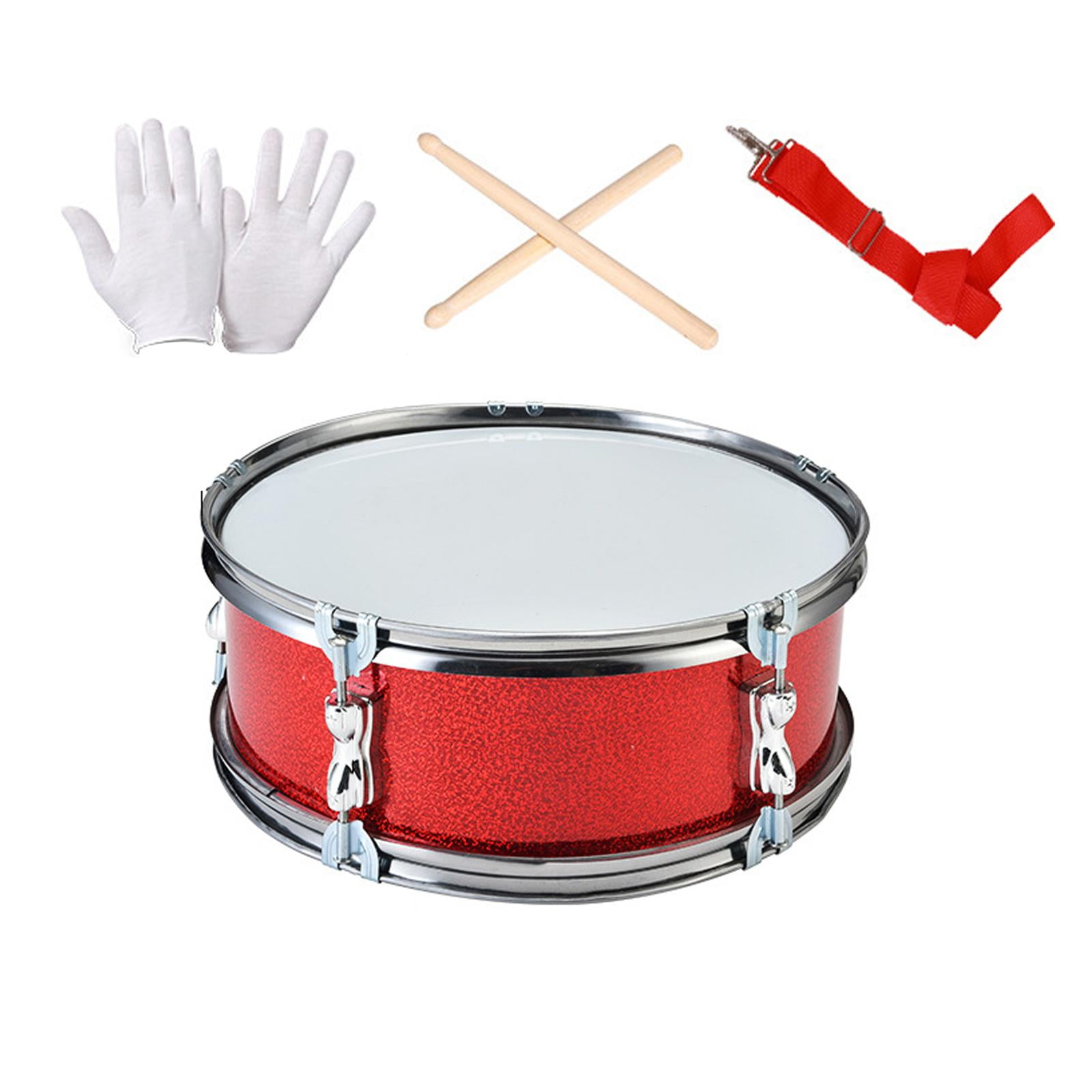 Magideal - Instrumentos Musicales De Tambor De 11 Pulgadas, Juguete Educativo Profesional, Tambores Musicales, Instrumento De Percusión Para Principiantes, Niños Rojo