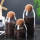 thumbnail image 1 of Pack 3 Botellas Frasco Vidrio De Corcho Transparente Deco, 1 of 4