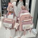 thumbnail image 1 of Color Blocking Women's Backpack Korean Style High School Middle School Student Forest System Versatile Capacity Shoulder Bag, 1 of 3