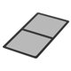 thumbnail image 2 of Filtro de ventilador SilverStone FF145B ultrafino 140 mm x 2, 2 of 5