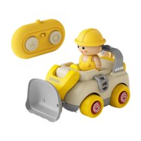 Magideal - Coche De Ingeniería A Control Remoto, Coche De Juguete Rc De Dinosaurio, Juguetes De Dinosaurio Con Sonido, Regalo De Cumpleaños, Coches De Dibujos An Bulldozer De Muñecas