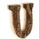 thumbnail image 4 of Handcraved Letras De Madera Números De Puerta Letra Del Alfabeto Dirección Flotante Nombre U, 4 of 5