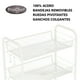 thumbnail image 5 of Carro Organizador Multiuso Acero Blanco 4 Bandejas Removibles, 5 of 8