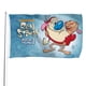 thumbnail image 1 of Ren y Stimpy Bandera impresa con temática, regalo perfecto para fanáticos, amigos y familiares, y adecuada para actividades al aire libre e interiores, decoraciones de fiesta. 90 cm × 150 cm., 1 of 6