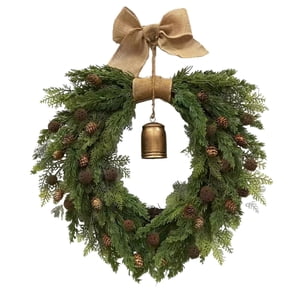 Bothyi - Corona Artificial Para Puerta De Entrada, Decorativa, Estilo Bohemio, Para Salas De Estar Y Ventanas