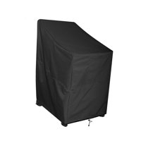 Magideal - Funda Para Silla De Jardín/Patio, Fundas Apilables Para Sillas, Duraderas, Repelentes Al Agua, Tela Oxford, Fundas Para Muebles De Exterior Para Salón 134X66X63X89Cm