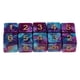 thumbnail image 2 of 10x Dados De Juego De 6 Lados Dados De 16mm Para Juegos De Mesa/ense?anza De Matemáticas Púrpura + Azul, 2 of 5