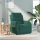 thumbnail image 2 of Sillón Reclinable con Masaje Casafoyer en Terciopelo Verde Oscuro, 2 of 5