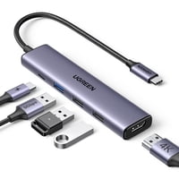 Hub Usb C Ugreen Revodok 105 5 En 1 Con Hdmi 4K Y Pd De 100 W