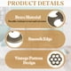 thumbnail image 3 of Uxcell 2pack Placa Trasera de Pomo de Gabinete, Forma de Flor de Ciruelo de 1.26 Pulgadas, 3 of 6