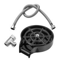 Bothyi - Enjuagadora Agujeros De Pulverización Lavabotellas Automático Acero Inoxidable Negro Con Manguera