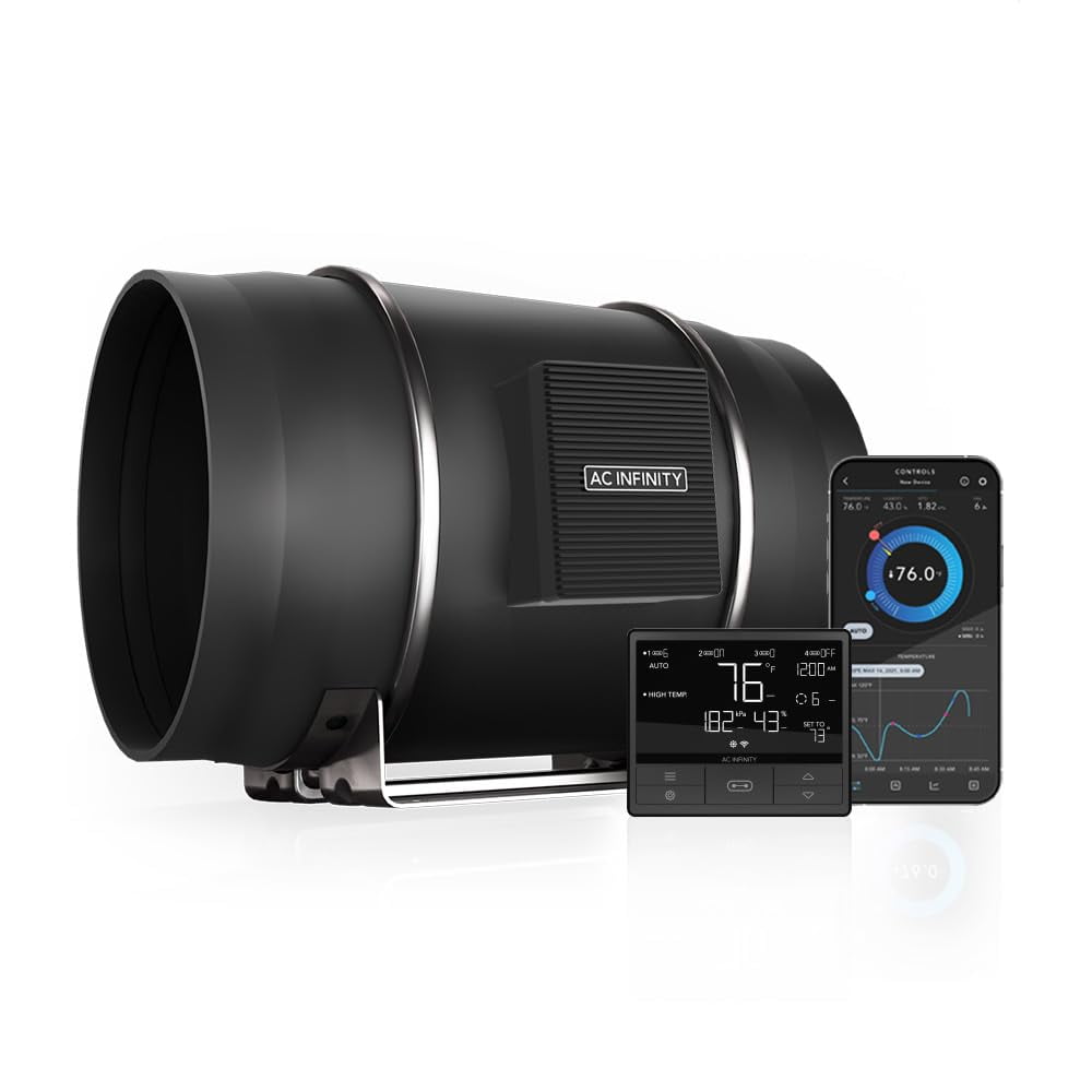 Ventilador De Conducto En Línea Ac Infinity Cloudline Pro T12 12 Pulgadas