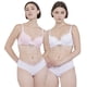 thumbnail image 1 of Sostén Mujer Bipack Liso Copa B Blanco Rosado Corona, 1 of 5