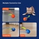 thumbnail image 4 of Juguete para gatos Speedy Tail 3.0, pelota interactiva inteligente Turbo para gatos aburridos de interior, juguete de enriquecimiento con bola rodante automática 2.0, juguete eléctrico autopropulsado,, 4 of 6