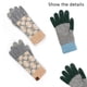 thumbnail image 3 of Guantes de invierno para pantalla táctil para hombre y mujer, guantes cálidos de punto para mensajes de texto, 3 of 5