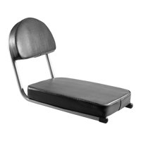 Magideal - Asiento Trasero De Bicicleta Cojín De Asiento De Bicicleta Grueso Mujeres Hombres Sillín De Bicicleta Portátil Cojín Trasero De Bicicleta Para Montar Negro