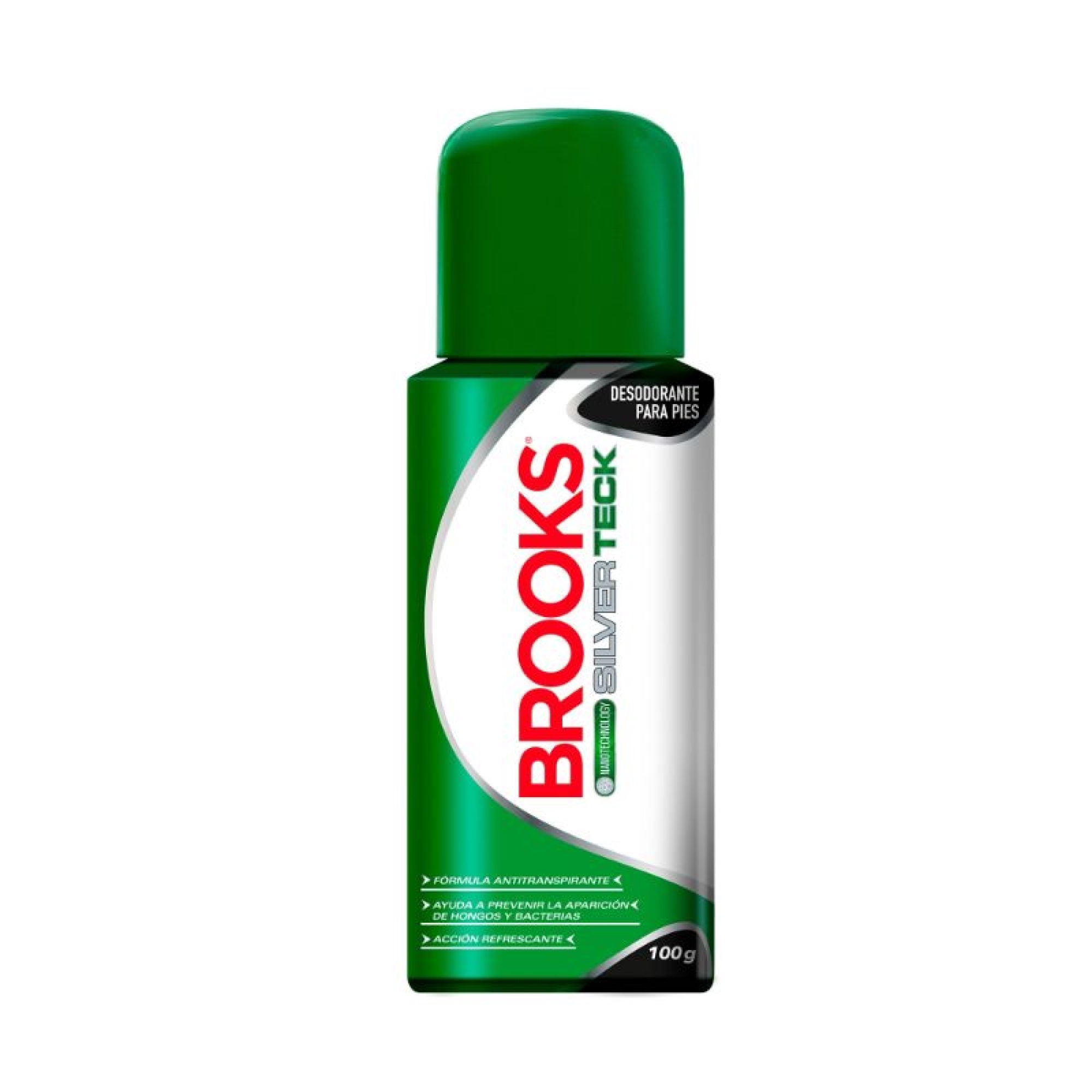 Desodorante Para Pies Spray Frasco 100 g Brooks