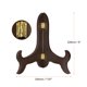 thumbnail image 2 of Uxcell 9" Soporte de Placa de Caballete, Soporte de Exhibición Plegable de Madera Marrón para Marco de Imagen Decorativo, 1 Paquete, 2 of 7