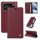 thumbnail image 3 of Funda Billetera de Cuero para iPhone 17 Pro con Tarjetero y Soporte - Tapa Magnética Rojo, 3 of 5