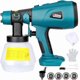thumbnail image 1 of Rociador de Pintura Inalámbrico para Batería Makita de 18v, Pistola de Rociado, Rociador de Pintura de 200W para Interior y Exterior Del Hogar, Pintura de la Casa (Batería No Incluida), 1 of 7