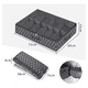 thumbnail image 3 of 2Pcs Zapatera Plegable Funda Zapatos Bajo Cama Para 12 Pares Gris X, 3 of 6