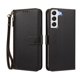 thumbnail image 1 of Funda Tipo Billetera para samsung galaxy S22 PLUS 5G con Soporte y Bolsillo con Cierre Negro, 1 of 1