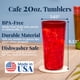 thumbnail image 2 of Tumblers US Acrylic Cafe, plástico, reutilizable, 590 ml (juego de 16), 2 of 8