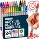 thumbnail image 1 of Marcadores de pintura acrílica ARTISTRO 24 de doble punta para niños y adultos, 1 of 7