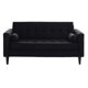 thumbnail image 2 of Sofa Retro 3 Cuerpos 1-1 Felpa Negro, 2 of 5