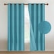 thumbnail image 1 of Cortinas Blackout 2 Paños 140x220 Lino Doble Faz Turquesa, 1 of 3