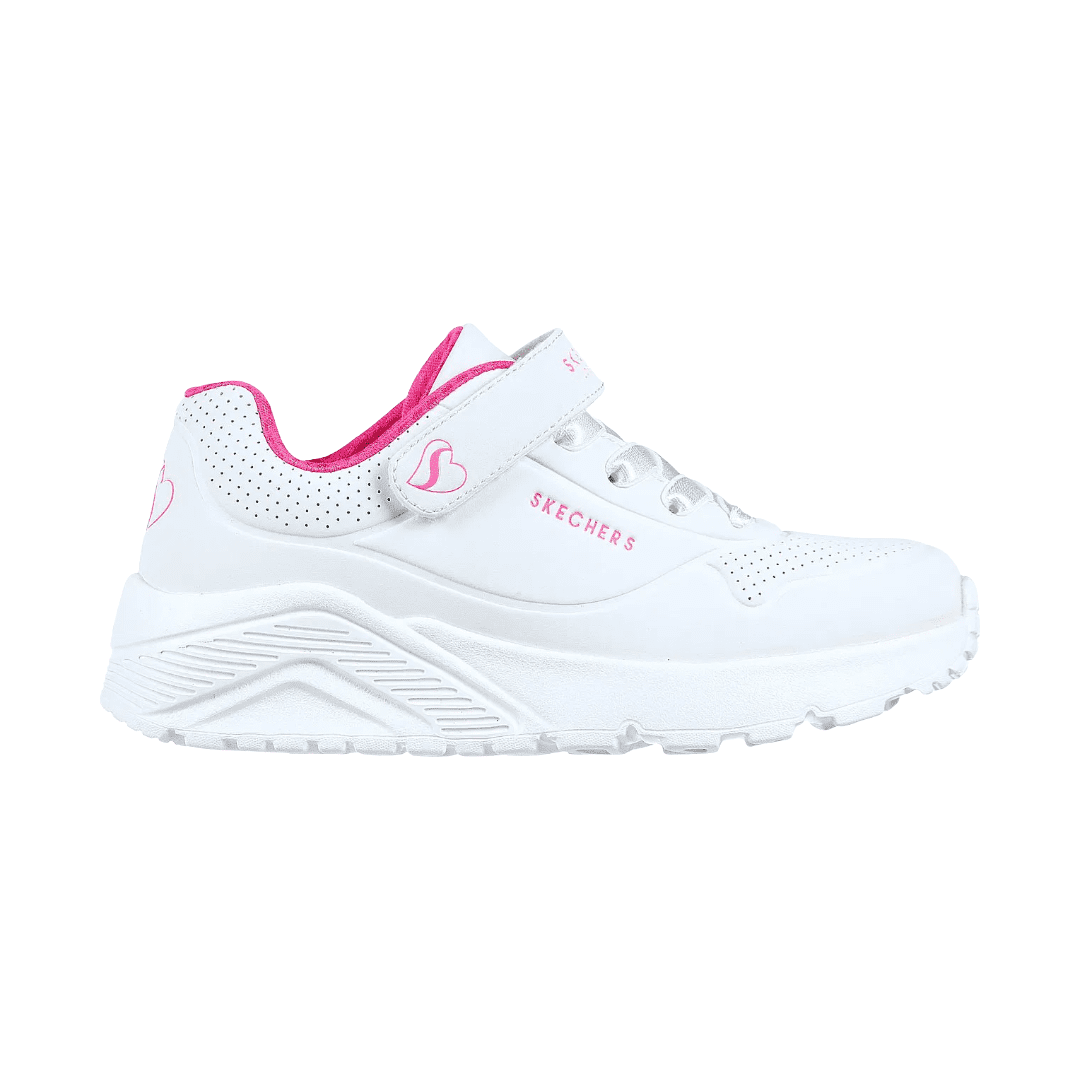 Zapatillas Urbanas Skechers Uno Lite Infantil | 310451l-whp - Talla 27