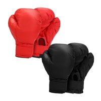 Magideal - 2 Pares De Guantes De Entrenamiento De Boxeo, Guantes De Sparring, Protección De Manos De Práctica, Pu, Guantes De Boxeo Para Entrenamiento, Mma, Muay Adultos