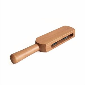 Sonajero De Madera Con Tapa Mlion Nat