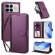 thumbnail image 2 of Funda con Billetera para [Xiaomi Poco F8 Ultra] con Bolsillo Zipper y Tarjetero Violeta, 2 of 6