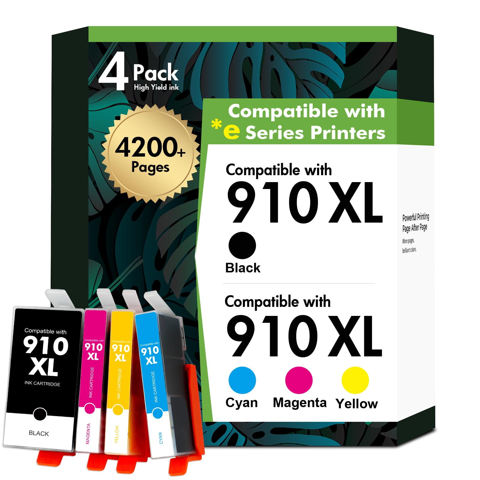 Toner H-party - Cartuchos De Tinta Y Tóner H-party 910 910xl 8015e Para Impresoras Hp